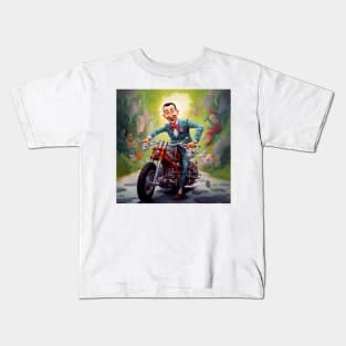 Pee Wee Herman art - design 19 Kids T-Shirt